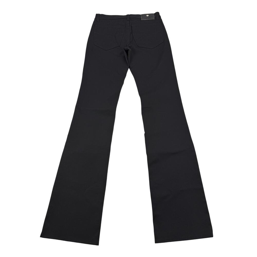 VERSACE Jeans Couture Boot Cut Mid Rise Pant Size 24 Black - Picture 7 of 7